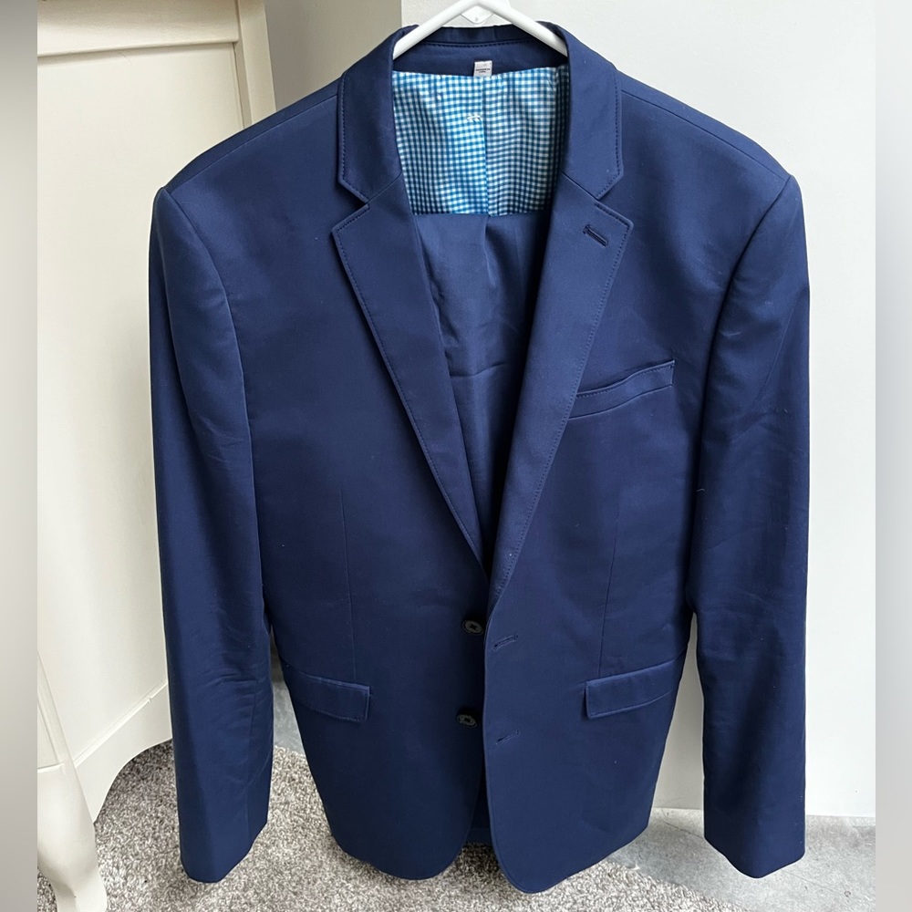 Men’s Express Fitted Suit - Navy